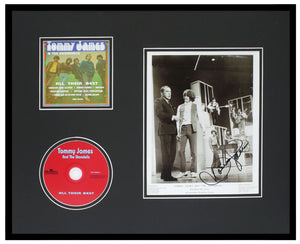 Tommy James Signed Framed 16x20 Shondells CD & Photo Display w/ Ed Sullivan