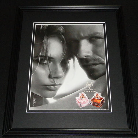 2008 Intimately Beckham 11x14 Framed ORIGINAL Advertisement David Victoria