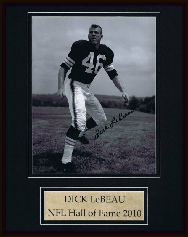 Dick Lebeau Signed Framed 11x14 Photo Display OSU Lions Steelers HOF 