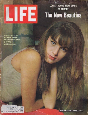 ORIGINAL Vintage Life Magazine January 28 1966 Catherine Speak