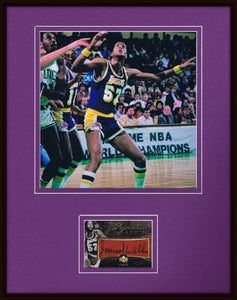 Jamaal Wilkes Signed Framed 11x14 Photo Display UDA Lakers