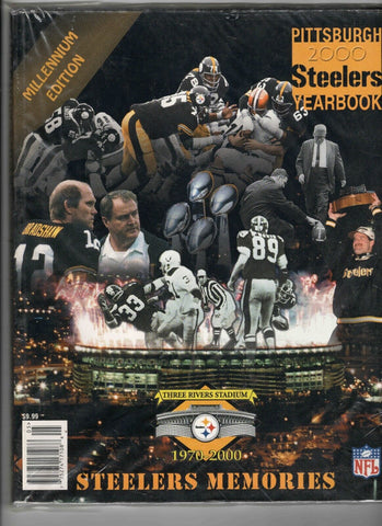 2000 Pittsburgh Steelers Yearbook Final Season at Three Rivers Stadium