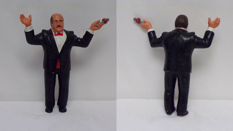 Mean Gene Okerlund ORIGINAL Vintage 1986 LJN WWF Wrestling Figure C