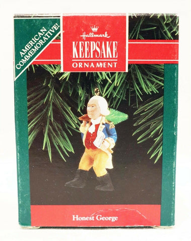 VINTAGE 1992 Hallmark Keepsake Christmas Ornament Honest George Washington