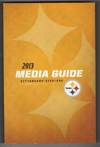 ORIGINAL Vintage 2013 Pittsburgh Steelers Media Guide Leveon Bell Rookie Season