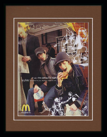 2004 McDonald's McGriddles Framed 11x14 ORIGINAL Vintage Advertisement 