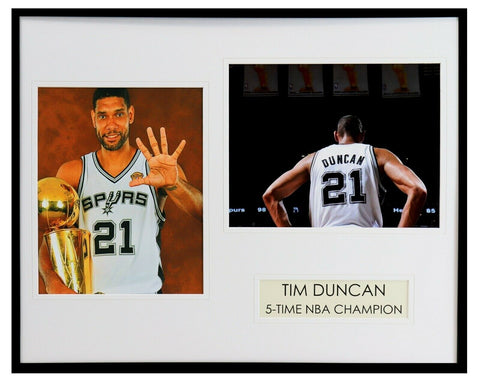 Tim Duncan Framed 16x20 Photo Set Spurs