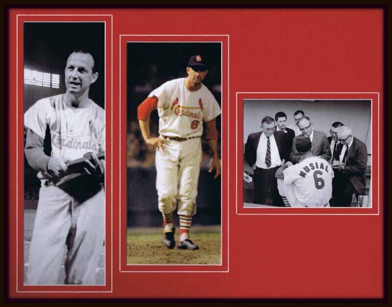 Stan Musial Framed 11x14 Photo Display Cardinals