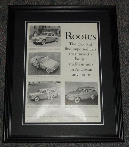 1959 Rootes 11x14 Framed ORIGINAL Vintage Advertisement Poster