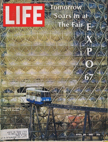 ORIGINAL Vintage Life Magazine April 28 1967 Expo 67