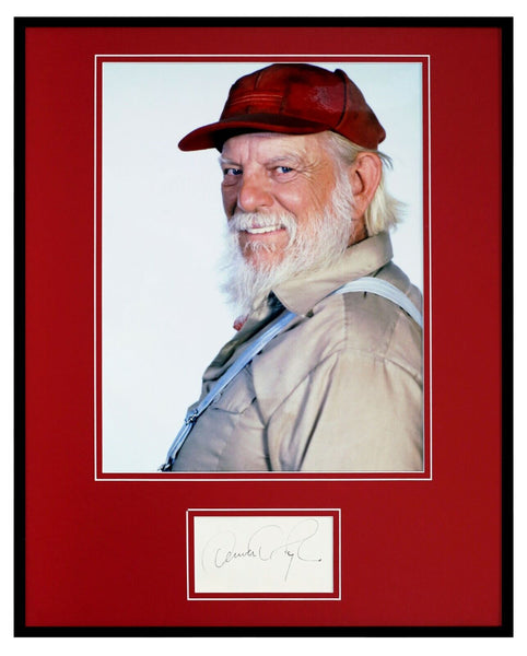 Denver Pyle Signed Framed 16x20 Dukes of Hazzard Photo Display JSA Jesse Duke