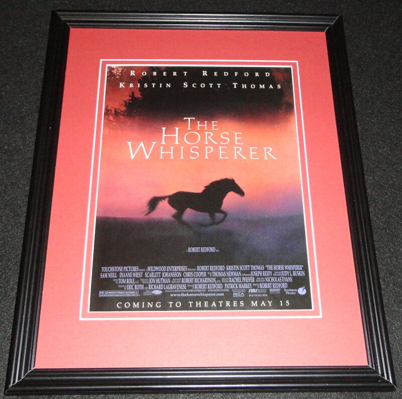 The Horse Whisperer 1998 Robert Redford Framed 11x14 ORIGINAL Advertisement