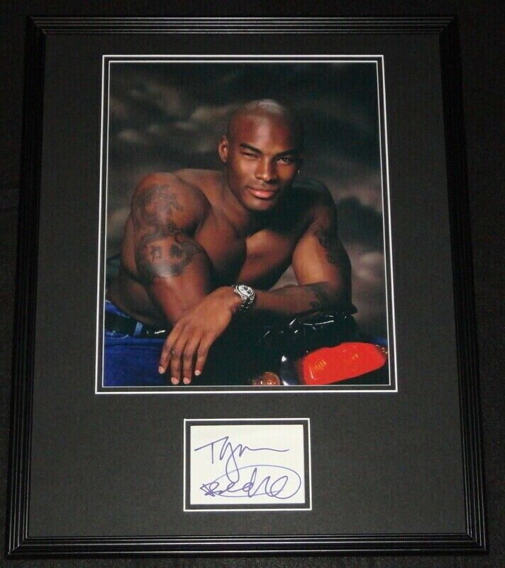 Tyson Beckford Signed Framed 16x20 Photo Display JSA 