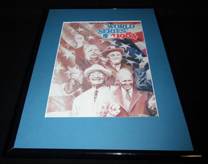 1984 World Series Framed 11x14 ORIGINAL Program Cover Tigers vs Padres