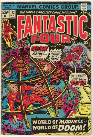 Fantastic Four #153 ORIGINAL Vintage 1974 Marvel Comics Medusa