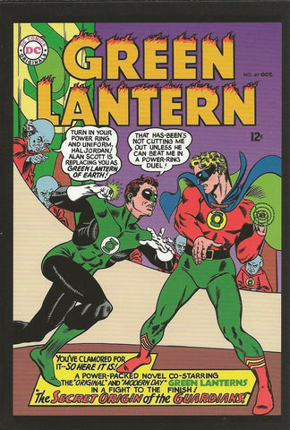 Green Lantern #40 1965 1945 4x5" Cover Postcard 2010 DC Comics 