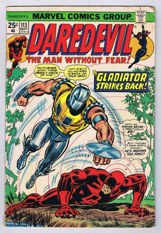 Daredevil #113 ORIGINAL Vintage 1974 Marvel Comics 1st Death Stalker Cameo