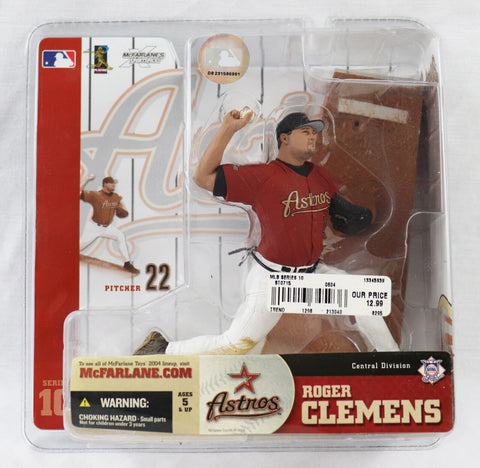 VINTAGE 2003 McFarlane Series 10 Roger Clemens Action Figure Astros