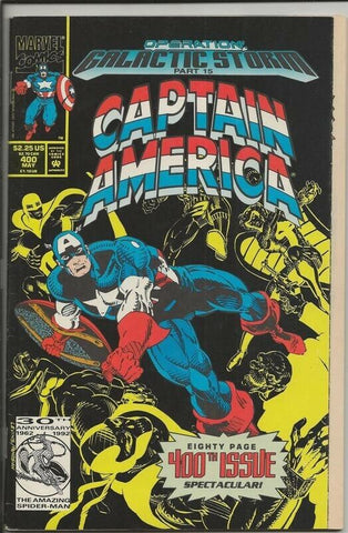 Captain America #400 ORIGINAL Vintage 1992 Marvel Comics 