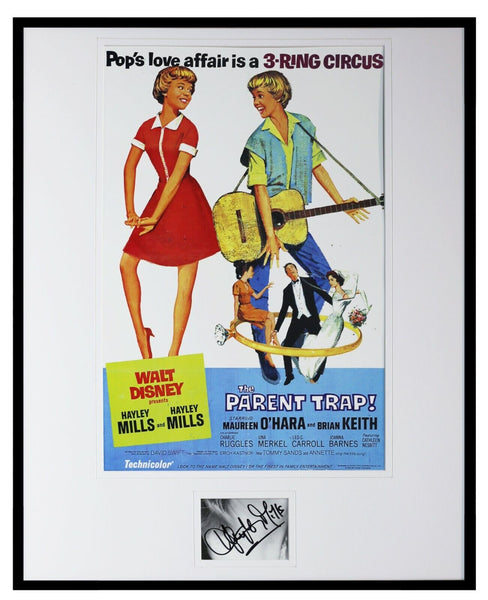 Hayley Mills Signed Framed 16x20 Parent Trap Poster Display JSA