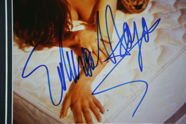 Salma Hayek Lingerie Signed Framed 16x20 Photo Set JSA 