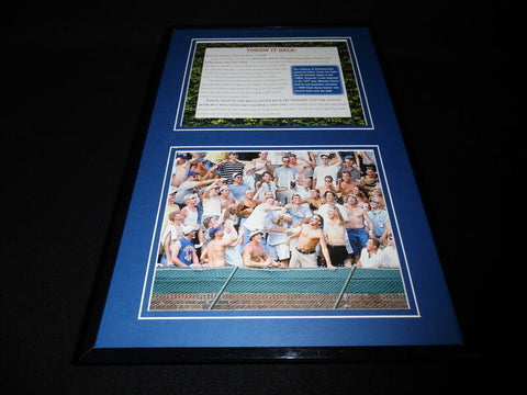 Chicago Cubs Fans Throw it Back Wrigley Field Framed 11x17 Photo Display 