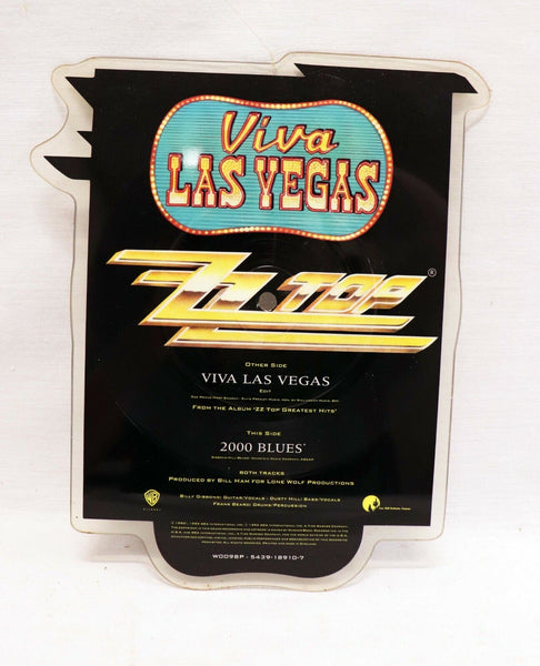 VINTAGE 1992 ZZ Top Viva Las Vegas Picture Disc 