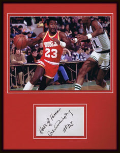 Calvin Murphy Signed Framed 11x14 Photo Display JSA Rockets San Diego 