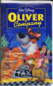 Oliver & Company (1988) VINTAGE VHS Cassette Disney Masterpiece Clamshell  