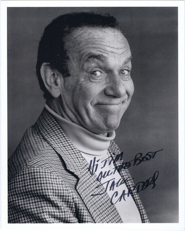 Jack Carter Signed Vintage 8x10 Photo Comedian