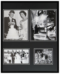 President John F Kennedy JFK Wedding Framed 16x20 Photo Collage