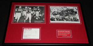 1959 Iron Bowl Alabama Auburn Marlin Dyess Framed 12x18 Photo Display