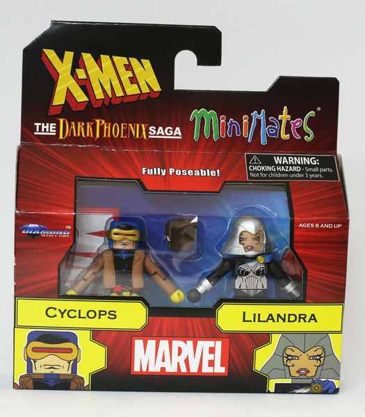 NEW SEALED 2021 Marvel Minimates X-Men Cyclops + Lilandra Action Figure Set