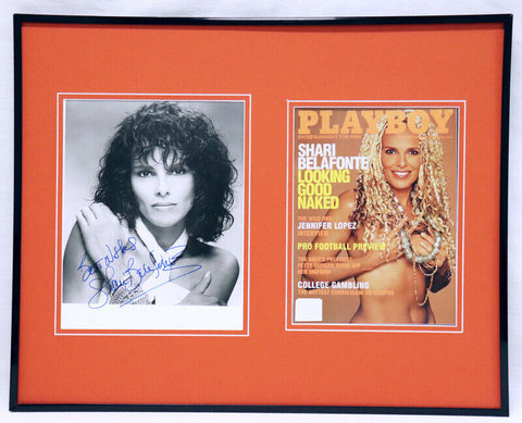 Shari Belafonte Signed Framed 16x20 Photo Display Hotel