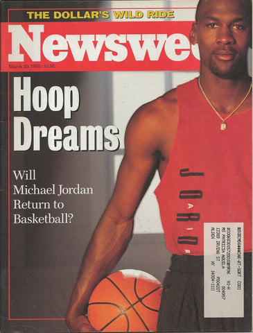 ORIGINAL Vintage March 20 1995 Newsweek Magazine Michael Jordan Return?