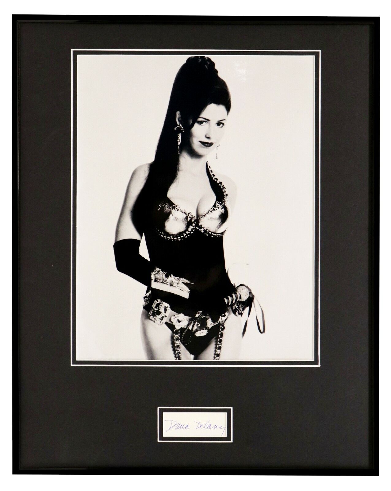 Dana Delany Signed Framed 16x20 Lingerie Photo Display JSA Exit to Eden 