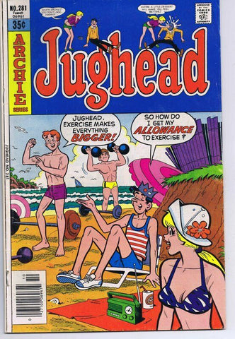 Jughead #281 ORIGINAL Vintage 1978 Archie Comics GGA Bikini Cover