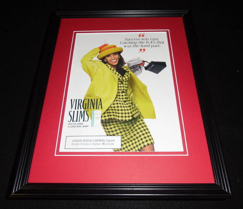 1992 Virginia Slims Cigarettes Framed 11x14 ORIGINAL Advertisement