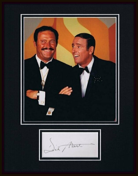 Dick Martin Signed Framed 11x14 Photo Display Laugh In 