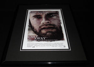 Cast Away Framed 11x14 Poster Display Tom Hanks