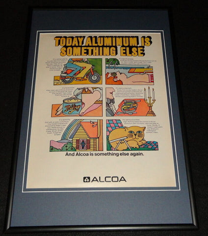 1972 Alcoa Aluminum Framed 12x18 ORIGINAL Advertisement