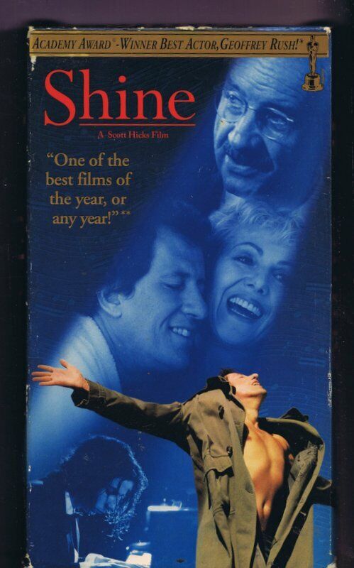 Shine (1996) VINTAGE VHS Cassette 