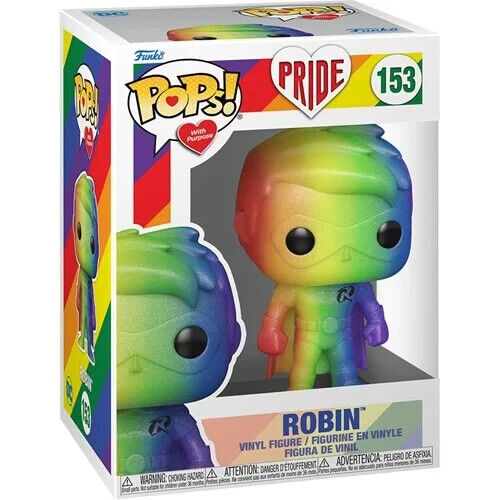 NEW SEALED 2022 Funko Pop Figure DC Comics Pride Robin