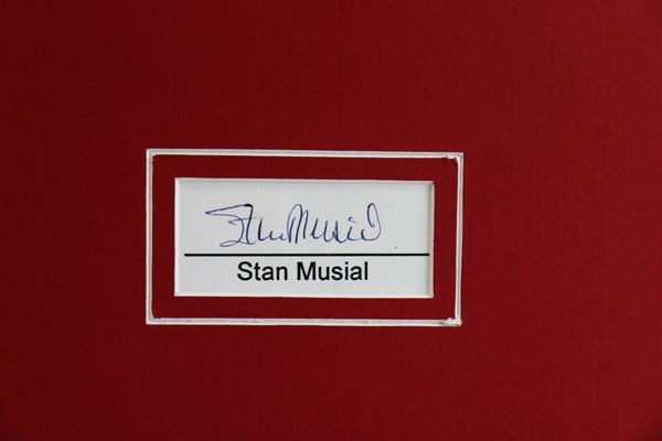 Stan Musial Signed Framed 16x20 Photo Set PSA/DNA St Louis Cardinals