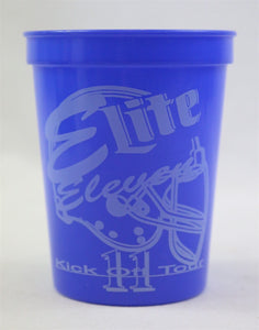 VINTAGE 1990s 97.1 WQWK Radio Elite 11 State College PA Plastic Beer Cup