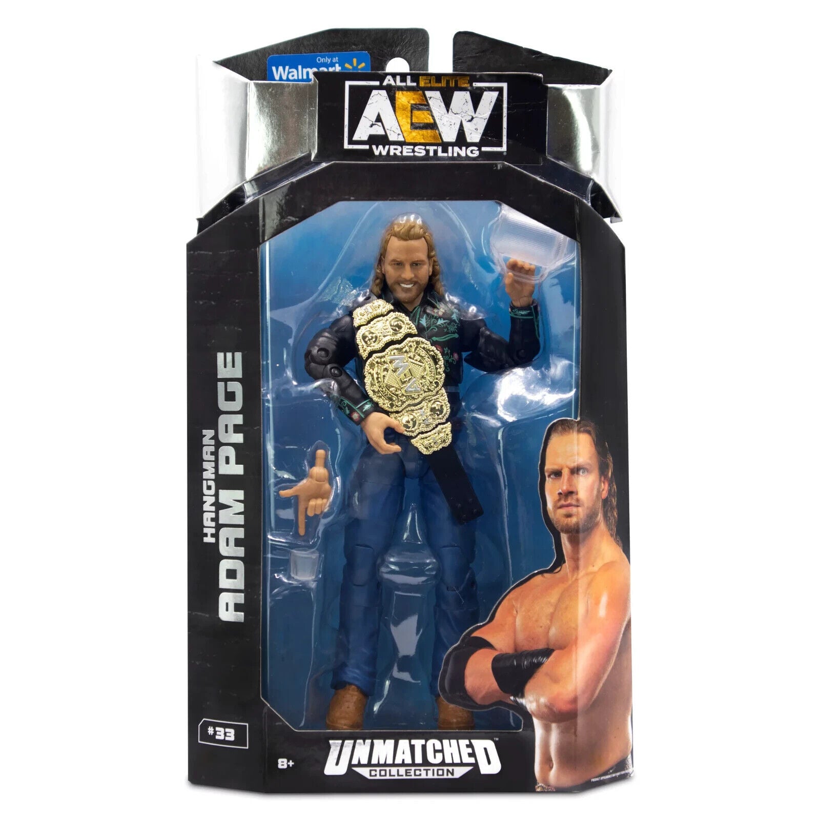 NEW SEALED 2022 AEW Unrivaled Hangman Adam Page Action Figure Walmart