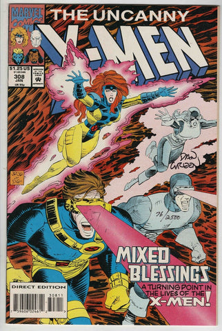 X Men #308 SIGNED by Dan Green Ltd Edition 2500 Dynamic Forces