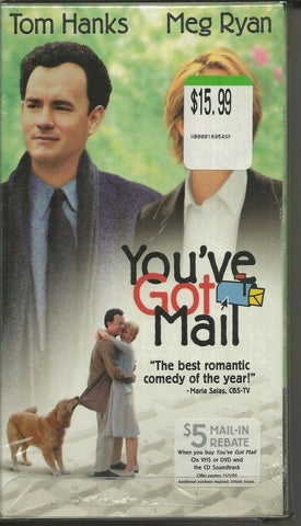 You've Got Mail VINTAGE VHS Cassette Tom Hanks Meg Ryan