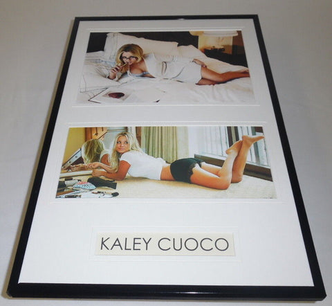 Kaley Cuoco Framed 12x18 Photo Display Big Bang Theory