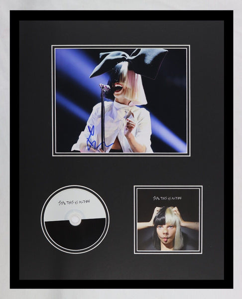 Sia Furler Signed Framed 16x20 This is Acting CD & Photo Display